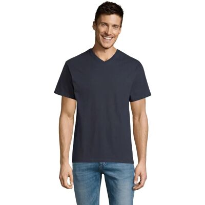SOLS Victory V Neck Short Sleeve T-Shirt - Navy - XL SOLS Victory V Neck Short Sleeve T-Shirt - Navy - XL