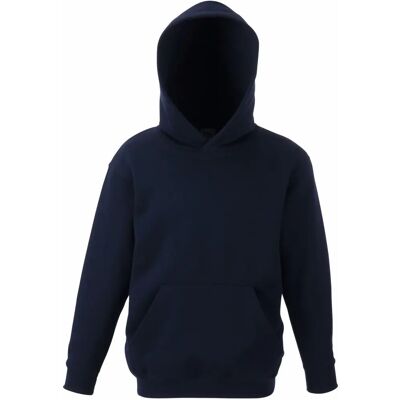 Sweat à capuche pour enfants Deep Navy 70/30 de Fruit Of The Loom - Sweat à capuche - Publicité Sweat à capuche pour enfants Deep Navy 70/30 de Fruit Of The Loom - Sweat à capuche - Publicité