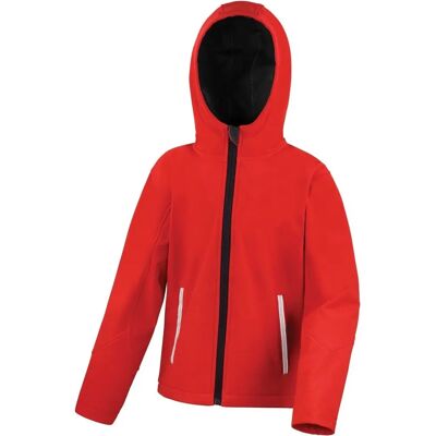 Result Core Kids Unisex Junior Hooded Softshell Giacca - Giacca Result Core Kids Unisex Junior Hooded Softshell Giacca - Giacca