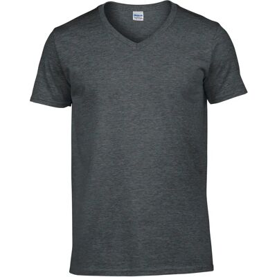 Gildan Mens Soft Style V-Neck Short Sleeve T-Shirt - T-Shirt Gildan Mens Soft Style V-Neck Short Sleeve T-Shirt - T-Shirt