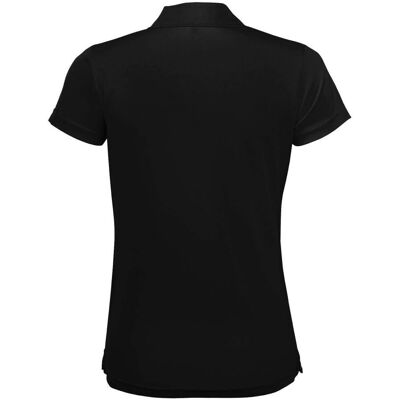 Sols Womens Performer Short Sleeve Polo Shirt - Black - Pique Polo Sols Womens Performer Short Sleeve Polo Shirt - Black - Pique Polo
