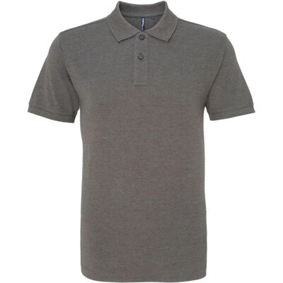 Asquith & Fox Antraciet Korte Mouwen Poloshirt - Klassieke Pasvorm Asquith & Fox Antraciet Korte Mouwen Poloshirt - Klassieke Pasvorm