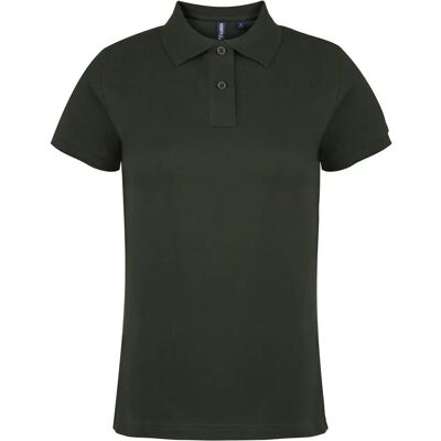 Dames korte mouwen polo van Asquith & Fox - S - Flesgroen - Producttype Dames korte mouwen polo van Asquith & Fox - S - Flesgroen - Producttype
