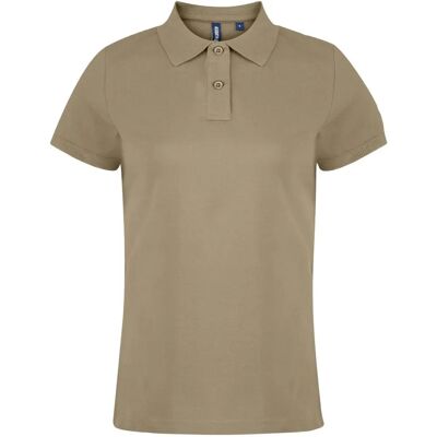 Asquith & Fox Kaki Kort Mouw Poloshirt XL - Polo Asquith & Fox Kaki Kort Mouw Poloshirt XL - Polo