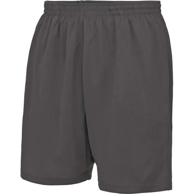 Just Cool Sports Shorts - Charcoal S Just Cool Sports Shorts - Charcoal S