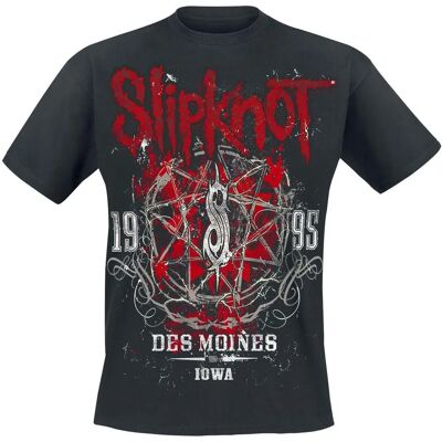 T-shirt Iowa Star de Slipknot - Manches courtes - Coupe régulière - Noir - Publicité T-shirt Iowa Star de Slipknot - Manches courtes - Coupe régulière - Noir - Publicité