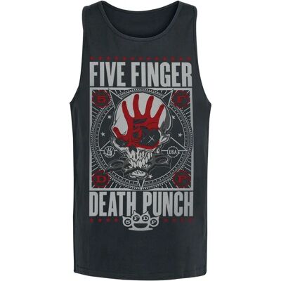 Five Finger Death Punch Punchagram Tank Top - Herre - Svart Five Finger Death Punch Punchagram Tank Top - Herre - Svart