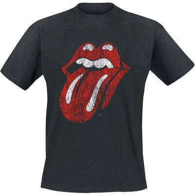 The Rolling Stones Klassiker Zunge Kurzarm T-Shirt - T-Shirt The Rolling Stones Klassiker Zunge Kurzarm T-Shirt - T-Shirt
