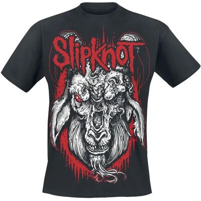 Slipknot Rotting Goat Sort T-Shirt - Mænd Slipknot Rotting Goat Sort T-Shirt - Mænd