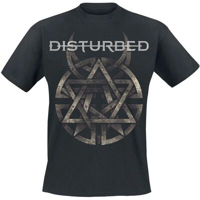 Disturbed Malli - Lyhythihainen T-paita - Musta - Mies Disturbed Malli - Lyhythihainen T-paita - Musta - Mies