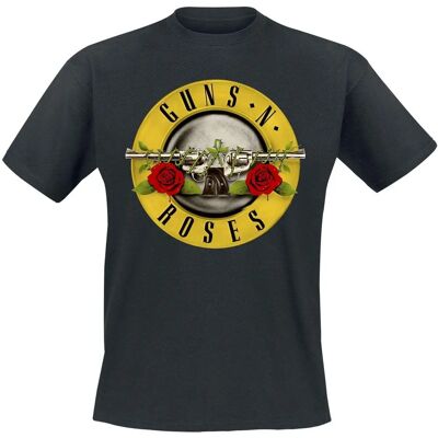 Guns N' Roses Schwarzes Kurzarm T-Shirt - Herren Guns N' Roses Schwarzes Kurzarm T-Shirt - Herren