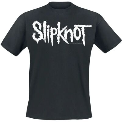 Slipknot Valkoinen Logo Lyhythihainen T-paita - Musta - S-5XL Slipknot Valkoinen Logo Lyhythihainen T-paita - Musta - S-5XL