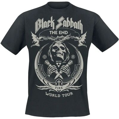 Black Sabbath The End Grim Reaper - T-Shirt Manches Courtes - Homme - Noir - Publicité Black Sabbath The End Grim Reaper - T-Shirt Manches Courtes - Homme - Noir - Publicité