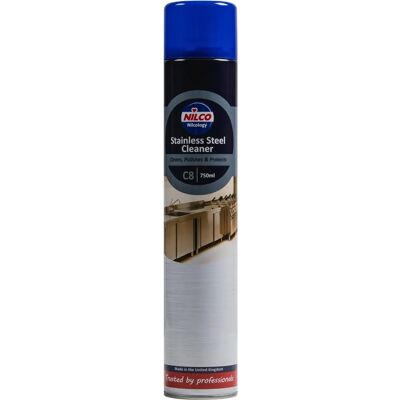 Nilco - C8 Stainless Steel Cleaner - 750 ml - Cleaning product Nilco - C8 Stainless Steel Cleaner - 750 ml - Cleaning product