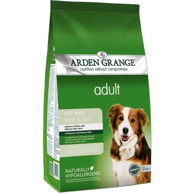 Arden Grange Adult Dry Dog Food with Fresh Lamb and Rice - Dog Food Arden Grange Adult Dry Dog Food with Fresh Lamb and Rice - Dog Food