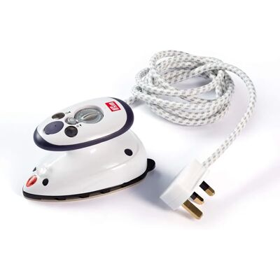 Planchadora de vapor mini Prym - Enchufe UK, Blanca - Plancha de vapor Planchadora de vapor mini Prym - Enchufe UK, Blanca - Plancha de vapor