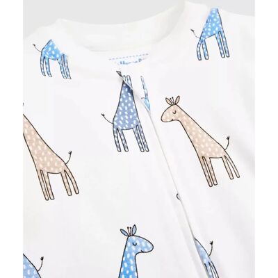 Jojo Maman Bébé Baby Baumwoll-Fußsuit mit Giraffenmuster - Schlafanzug Jojo Maman Bébé Baby Baumwoll-Fußsuit mit Giraffenmuster - Schlafanzug