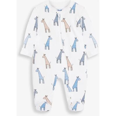 Jojo Maman Bébé Baumwoll Baby-Schlafanzug mit Giraffenprint - Schlafanzug Jojo Maman Bébé Baumwoll Baby-Schlafanzug mit Giraffenprint - Schlafanzug