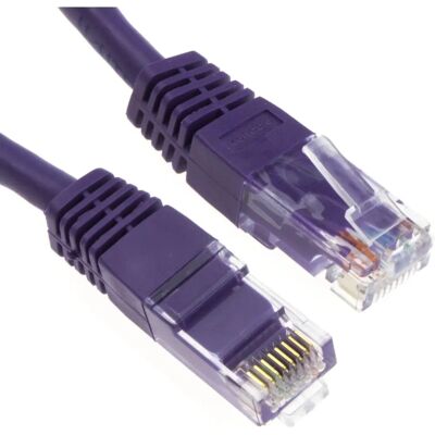 kenable - Cat6 Gigabit RJ45 Copper - Purple - Network Cable kenable - Cat6 Gigabit RJ45 Copper - Purple - Network Cable