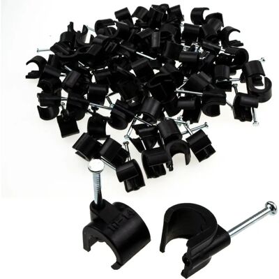 kenable - Clip Hook - 10-14mm - Black - Cable Clip - Publicité kenable - Clip Hook - 10-14mm - Black - Cable Clip - Publicité