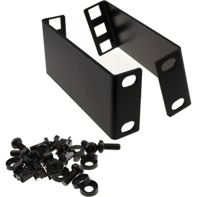kenable 1U Rack Mount Recessing Bracket 100mm Deep kenable 1U Rack Mount Recessing Bracket 100mm Deep