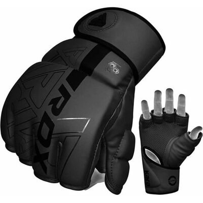 RDX Sports F6 Kara MMA Gloves - Black - Size M - Training Equipment RDX Sports F6 Kara MMA Gloves - Black - Size M - Training Equipment