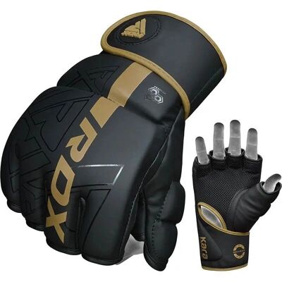 Gants de MMA RDX F6 - Noir Or - Gants MMA - Publicité Gants de MMA RDX F6 - Noir Or - Gants MMA - Publicité