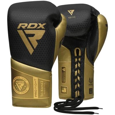 Rdx Sports Golden Tri Korta 2 Boxing Gloves - Boxing Rdx Sports Golden Tri Korta 2 Boxing Gloves - Boxing