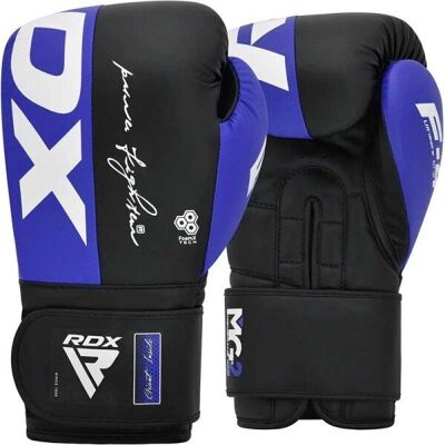 Guantoni da Boxe RDX Rex F4 - Blu/Nero - 12oz Guantoni da Boxe RDX Rex F4 - Blu/Nero - 12oz