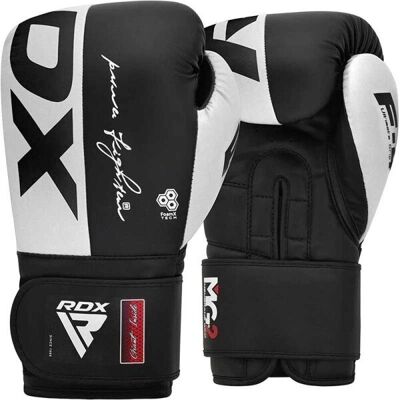 Guanti da Boxe RDX Rex F4 - Bianco/Nero Guanti da Boxe RDX Rex F4 - Bianco/Nero