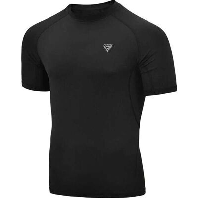 RDX Sports Maglietta compressione T15 Nera L - Abbigliamento sportivo RDX Sports Maglietta compressione T15 Nera L - Abbigliamento sportivo