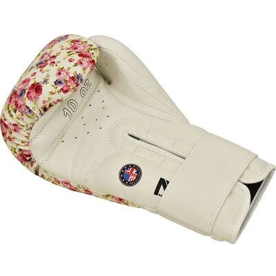 RDX Sports FL6 Boxing Gloves - Floral White - 8 oz RDX Sports FL6 Boxing Gloves - Floral White - 8 oz