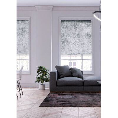 Lister Cartwright - Velvet Crushed - Grey - 120x165 cm - Roller Blind Lister Cartwright - Velvet Crushed - Grey - 120x165 cm - Roller Blind