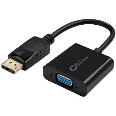 Microconnect DPVGA15CM - Adaptateur DisplayPort à VGA 0,15m - Publicité Microconnect DPVGA15CM - Adaptateur DisplayPort à VGA 0,15m - Publicité