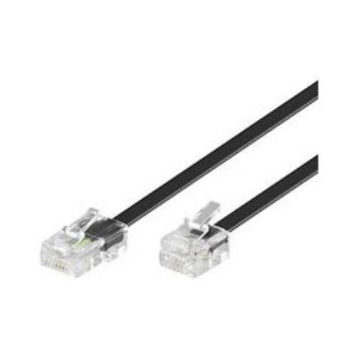 Microconnect MPK456S - 6 m Svart Telefonkabel Microconnect MPK456S - 6 m Svart Telefonkabel