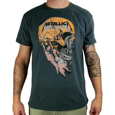 Camiseta Metallica Sad But True - Carvão - Unissex - Vintage Camiseta Metallica Sad But True - Carvão - Unissex - Vintage