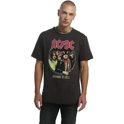 Vintage svart T-shirt med Ac Dc Highway To Hell Vintage svart T-shirt med Ac Dc Highway To Hell