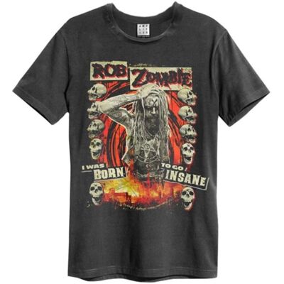 Rob Zombie Born Insane Amplified Vintage T-shirt Rob Zombie Born Insane Amplified Vintage T-shirt