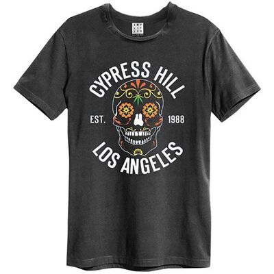 Cypress Hill Malli Floral Skull Short-Sleeve T-paita - T-paita Cypress Hill Malli Floral Skull Short-Sleeve T-paita - T-paita