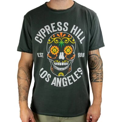 Cypress Hill Kukka-kallo Paita Lyhythihainen - Mies Cypress Hill Kukka-kallo Paita Lyhythihainen - Mies