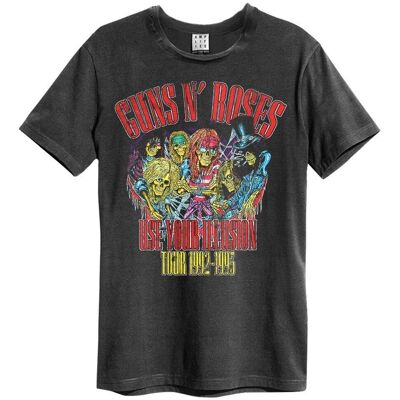 Guns N' Roses Use Your Illusion Tour T-Shirt - Kolsvart Guns N' Roses Use Your Illusion Tour T-Shirt - Kolsvart