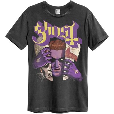 Ghost - Alter Egos Amplified X Large Vintage Kolgrå T-Shirt Ghost - Alter Egos Amplified X Large Vintage Kolgrå T-Shirt