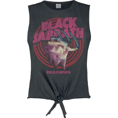 Amplified Black Sabbath Paranoid ärmelloses Damen-T-Shirt Amplified Black Sabbath Paranoid ärmelloses Damen-T-Shirt
