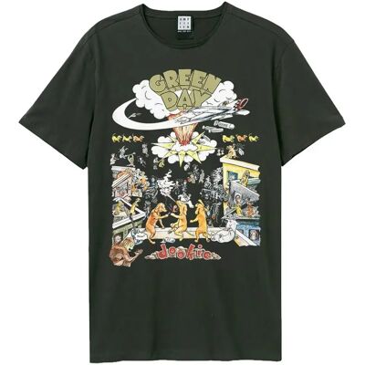 T-shirt Amplified Green Day Dookie Charcoal - Style Vintage - Publicité T-shirt Amplified Green Day Dookie Charcoal - Style Vintage - Publicité