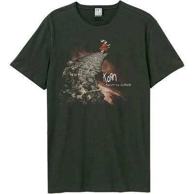 Korn Follow The Leader Anthrazit Kurzarm-T-Shirt - T-Shirt Korn Follow The Leader Anthrazit Kurzarm-T-Shirt - T-Shirt
