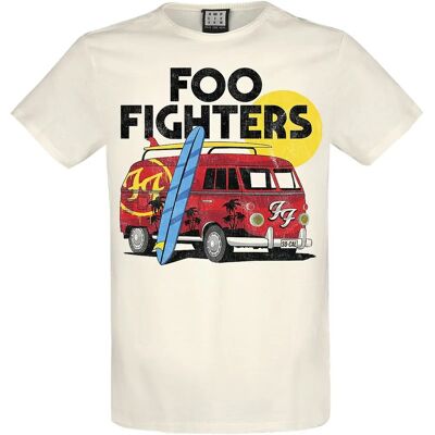 Foo Fighters Camper Van Kurzarm T-Shirt - Herren Freizeitshirt Foo Fighters Camper Van Kurzarm T-Shirt - Herren Freizeitshirt