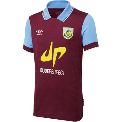 Umbro Burnley Kids Maroon Home Shirt - Sports Jersey Umbro Burnley Kids Maroon Home Shirt - Sports Jersey