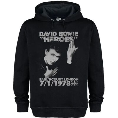 David Bowie: Heroes Huvtröja - Hoodie David Bowie: Heroes Huvtröja - Hoodie