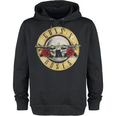 Guns N' Roses Drum Pullover Hoodie Schwarz S - Hoodie Guns N' Roses Drum Pullover Hoodie Schwarz S - Hoodie