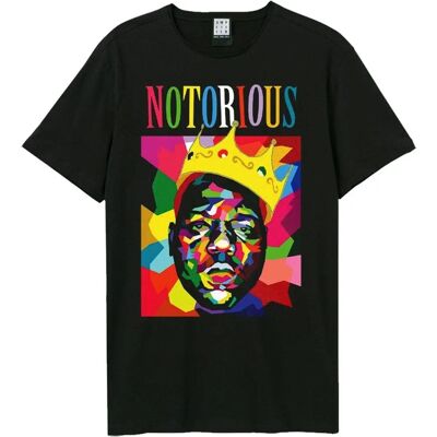 T-Shirt Amplified Clothing Notorious BIG Geo Crown Noir - T-Shirt - Publicité T-Shirt Amplified Clothing Notorious BIG Geo Crown Noir - T-Shirt - Publicité